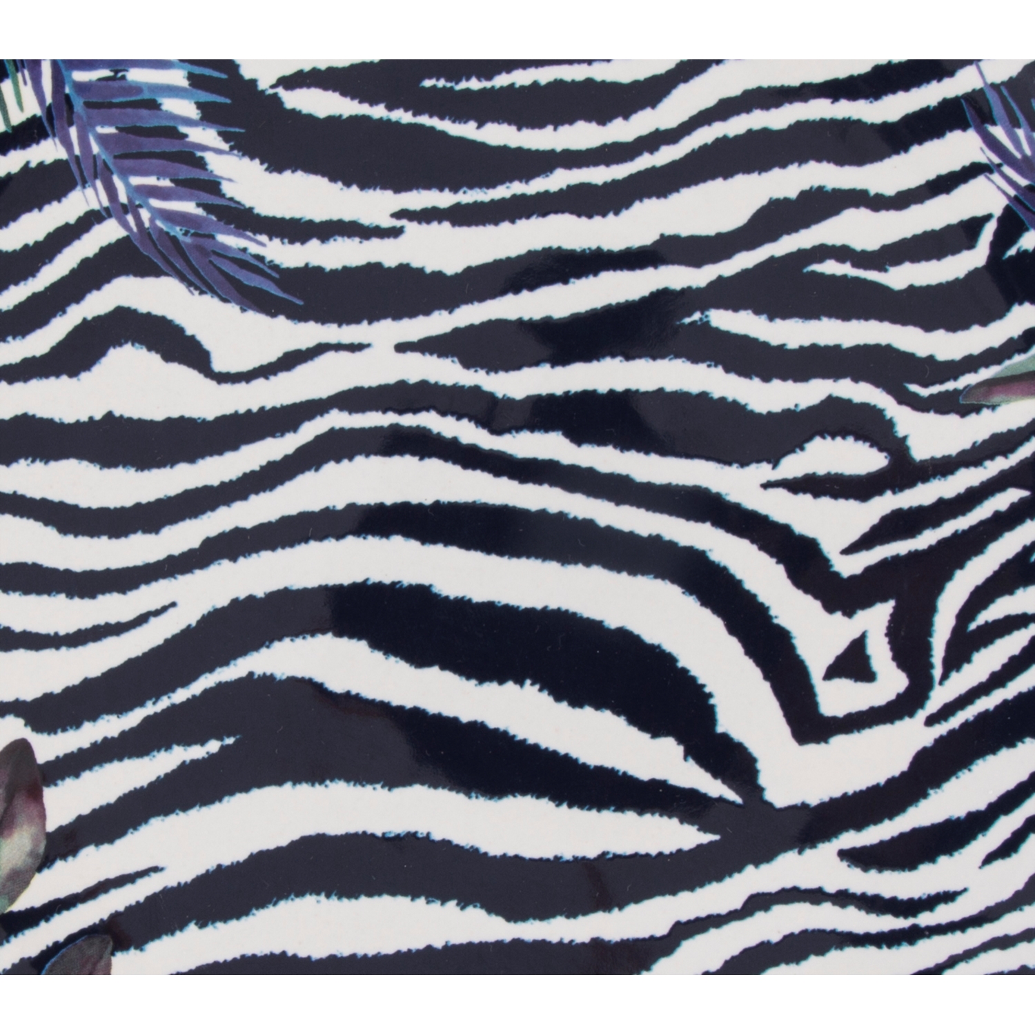 ZEBRA DESENLİ PASTA TABAĞI 21 CM