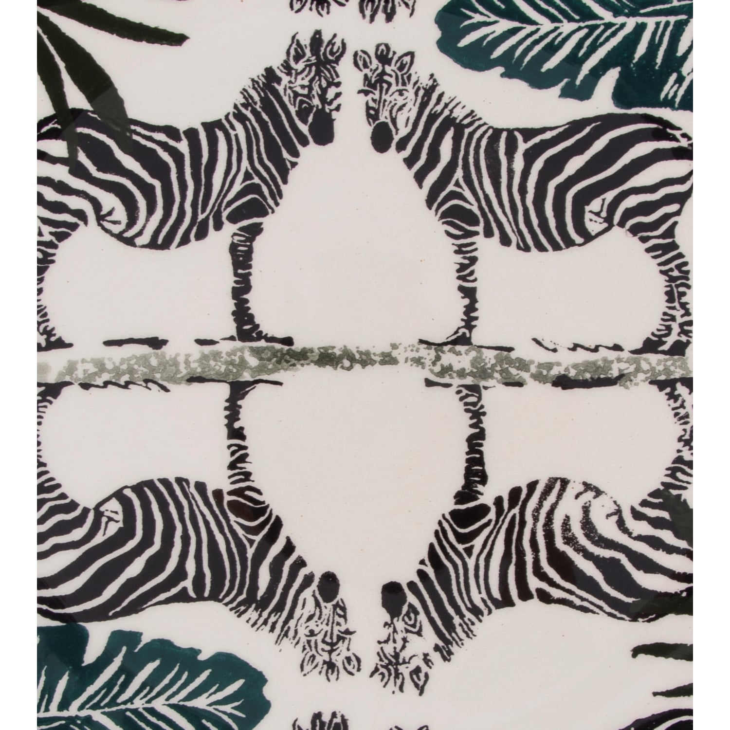 ZEBRA SERVİS TABAĞI 25 CM