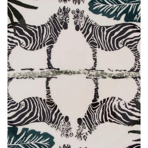  ZEBRA SERVİS TABAĞI 25 CM