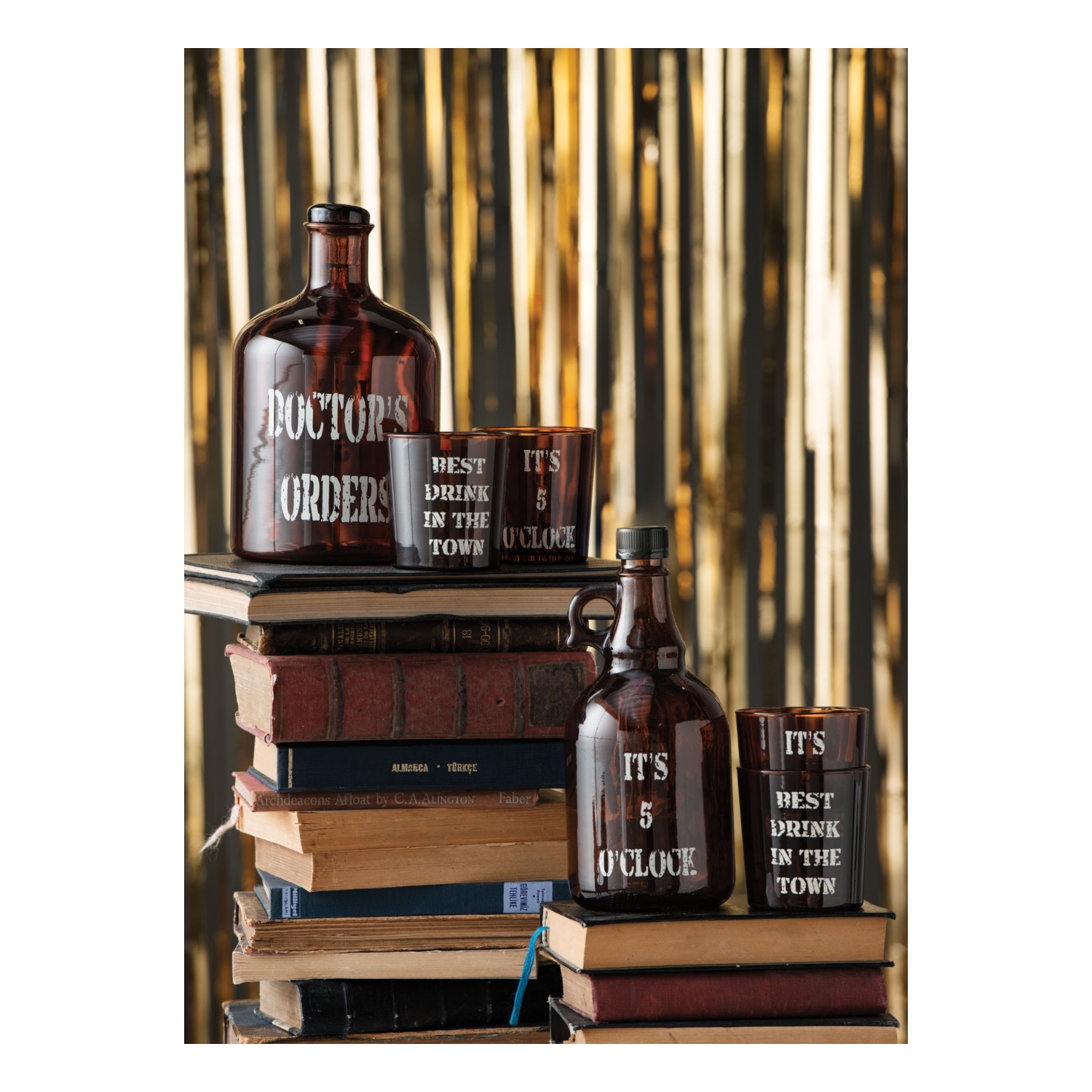 ANCIENT ŞİŞE & 2 Lİ BARDAK SETİ