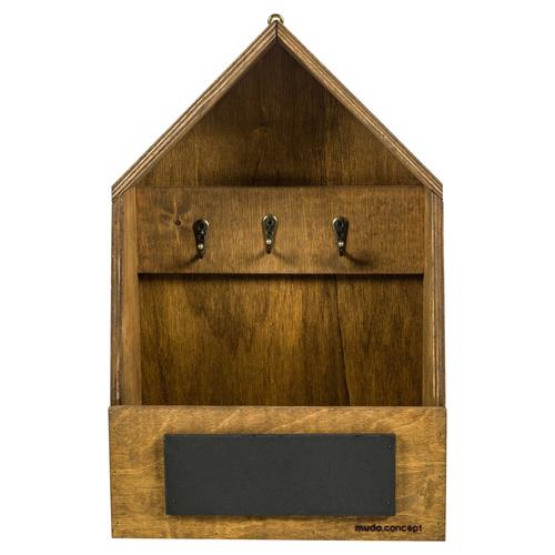  AHŞAP ANAHTAR KUTUSU 25x30x12 CM