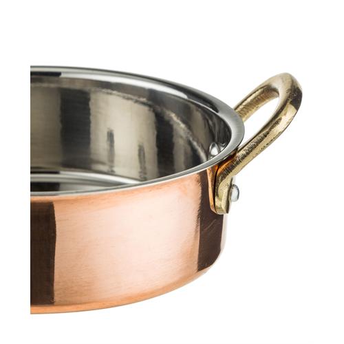  MİNİ SOS TENCERESİ BAKIR KAPLAMA 12X3,75 CM