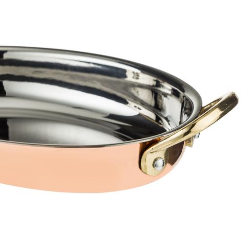  OVAL SAHAN BAKIR KAPLAMA 16,5 X 11,5 X 2,5 CM