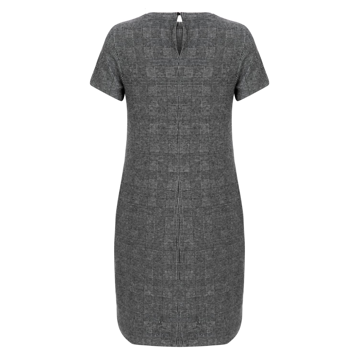 KARELİ KISA KOLLU ELBİSE