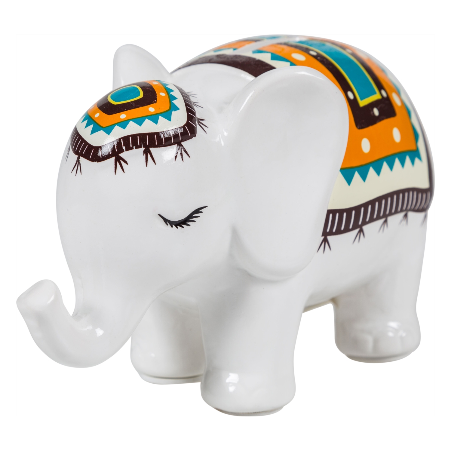 FİL KUMBARA BEYAZ 16X8X10 CM