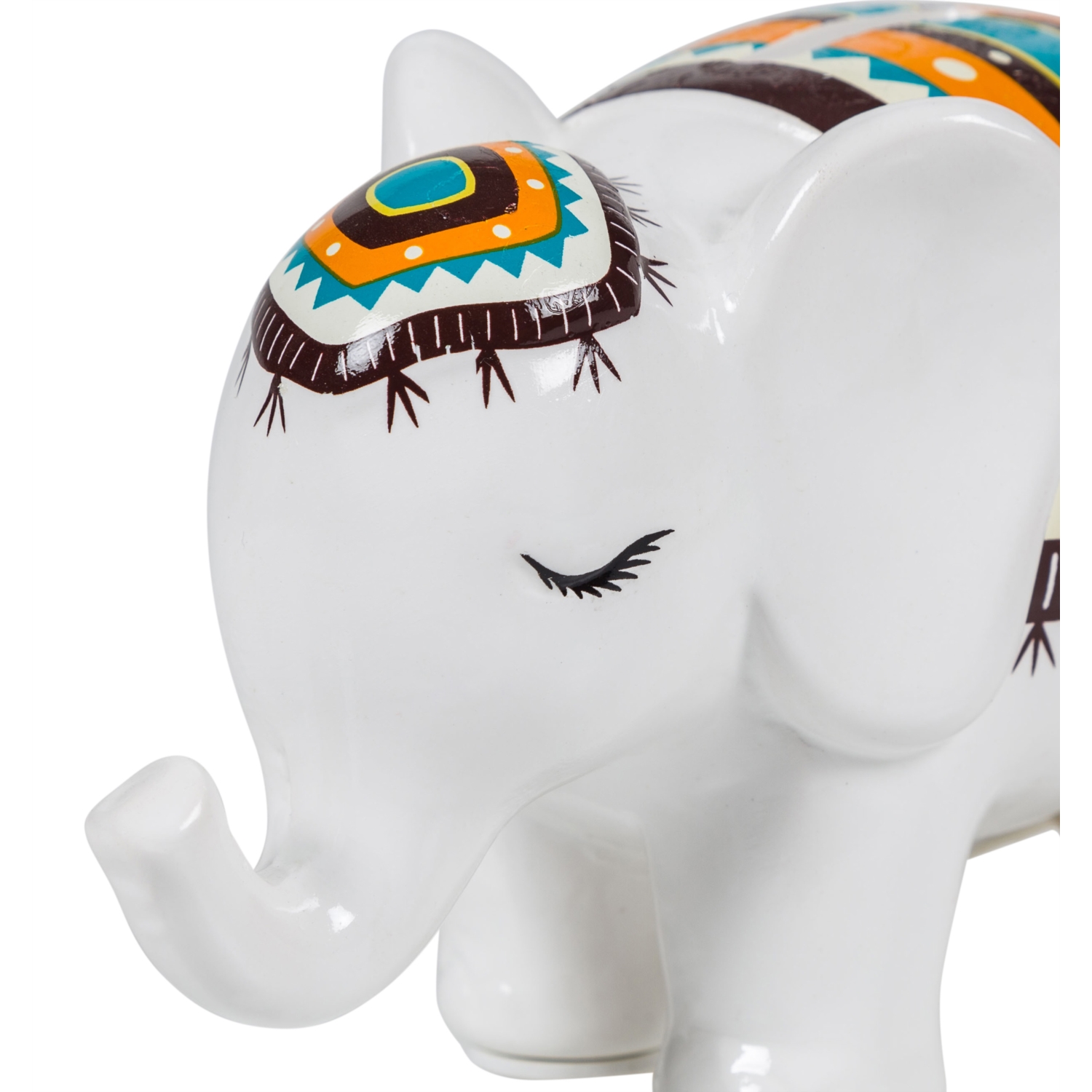 FİL KUMBARA BEYAZ 16X8X10 CM