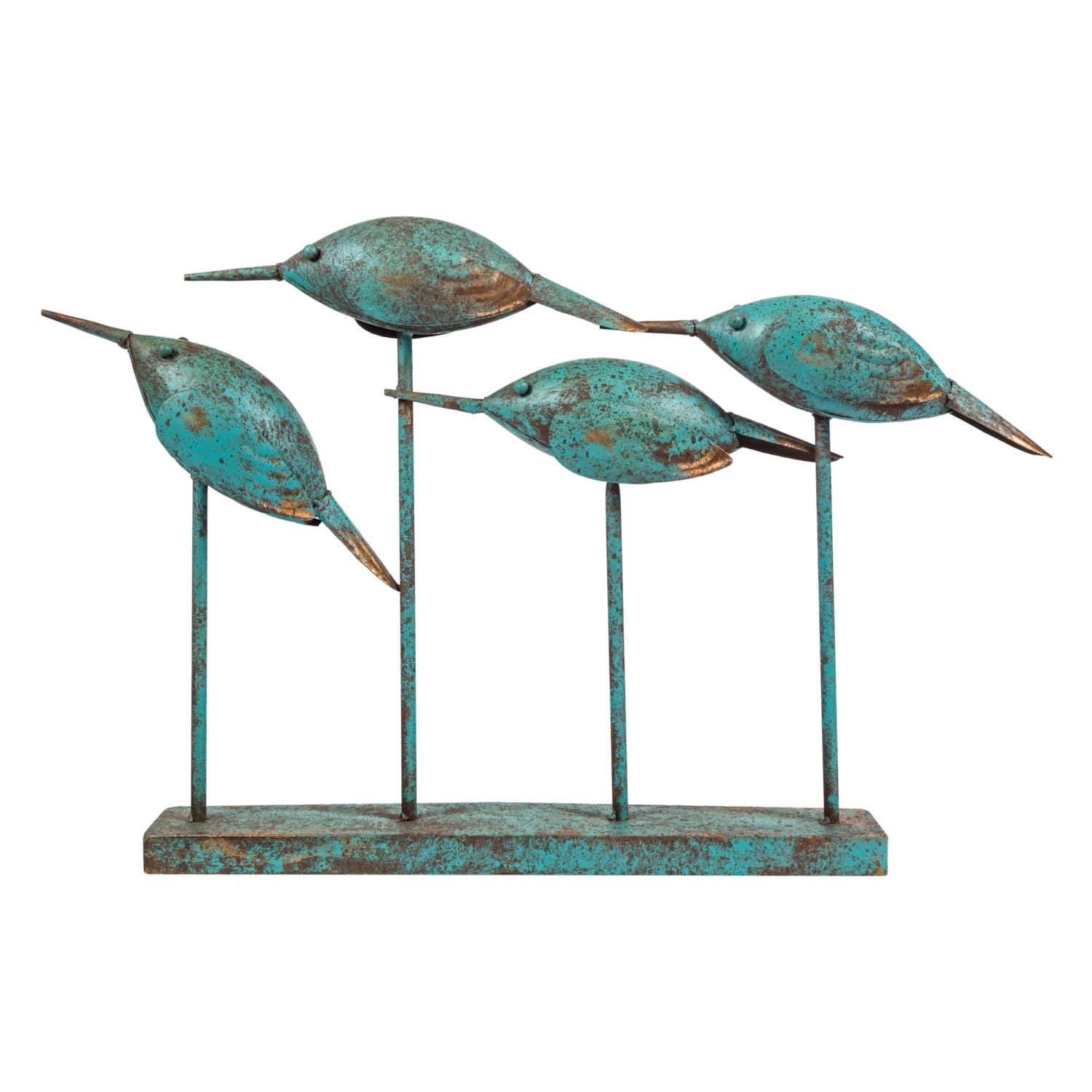 KUŞ SÜRÜSÜ METAL BİBLO 68x10x46 CM