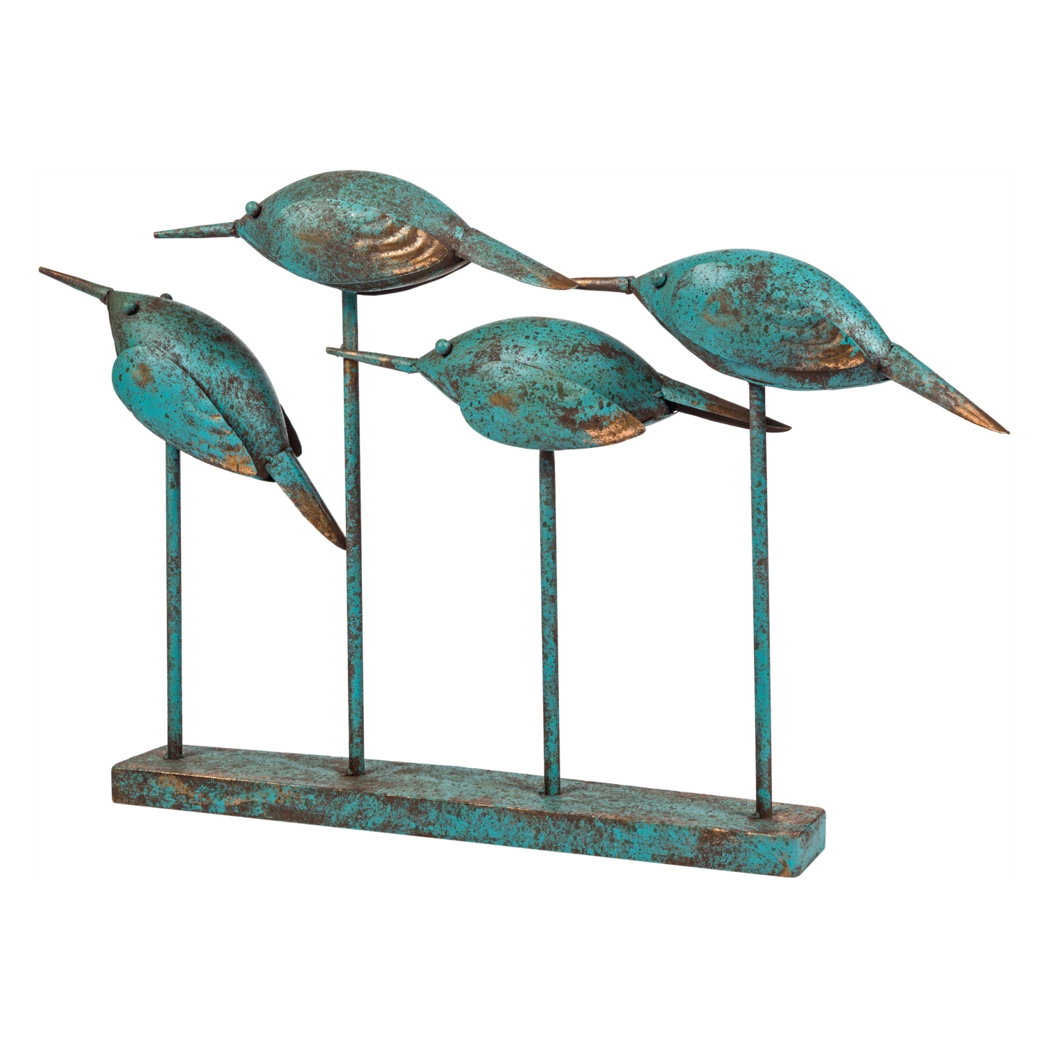 KUŞ SÜRÜSÜ METAL BİBLO 68x10x46 CM