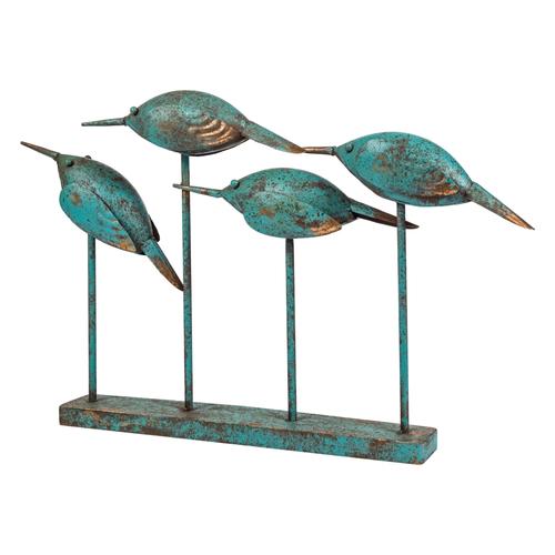  KUŞ SÜRÜSÜ METAL BİBLO 68x10x46 CM