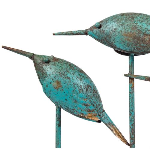  KUŞ SÜRÜSÜ METAL BİBLO 68x10x46 CM