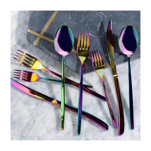  GRACE ÇATAL KAŞIK BIÇAK TAKIMI - 24 PARÇA COLORFUL
