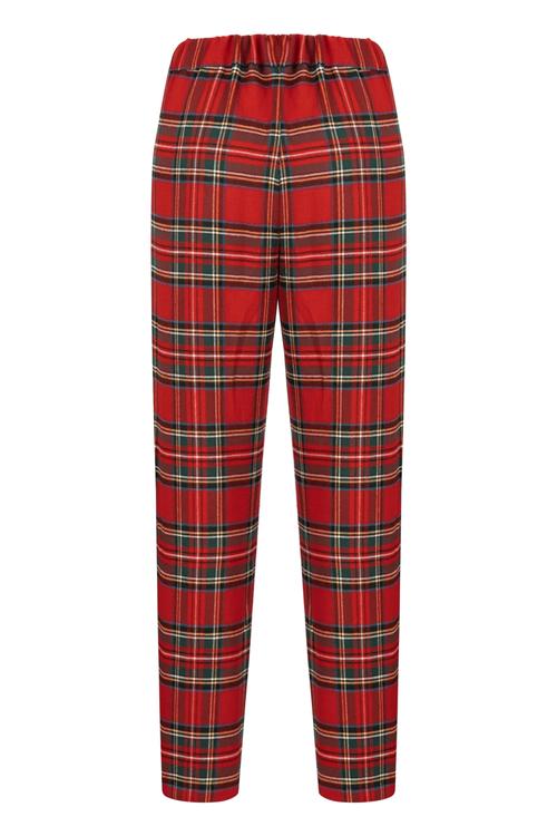  KARE DESENLİ BAĞCIKLI PİJAMA