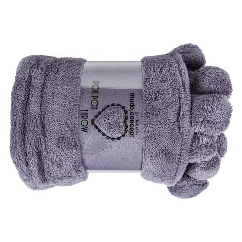  PONPONY FÜME DİZ ÜSTÜ BATTANİYE 130X160CM