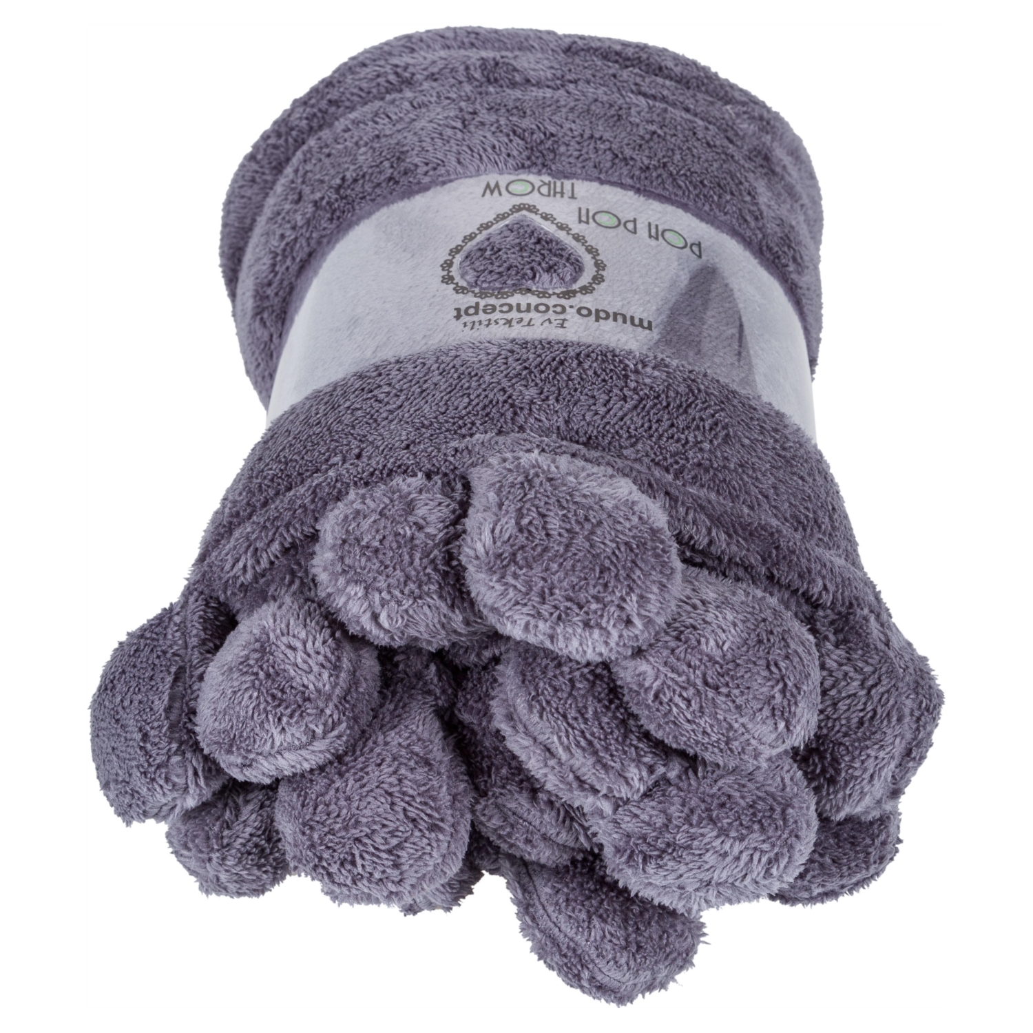 PONPONY FÜME DİZ ÜSTÜ BATTANİYE 130X160CM