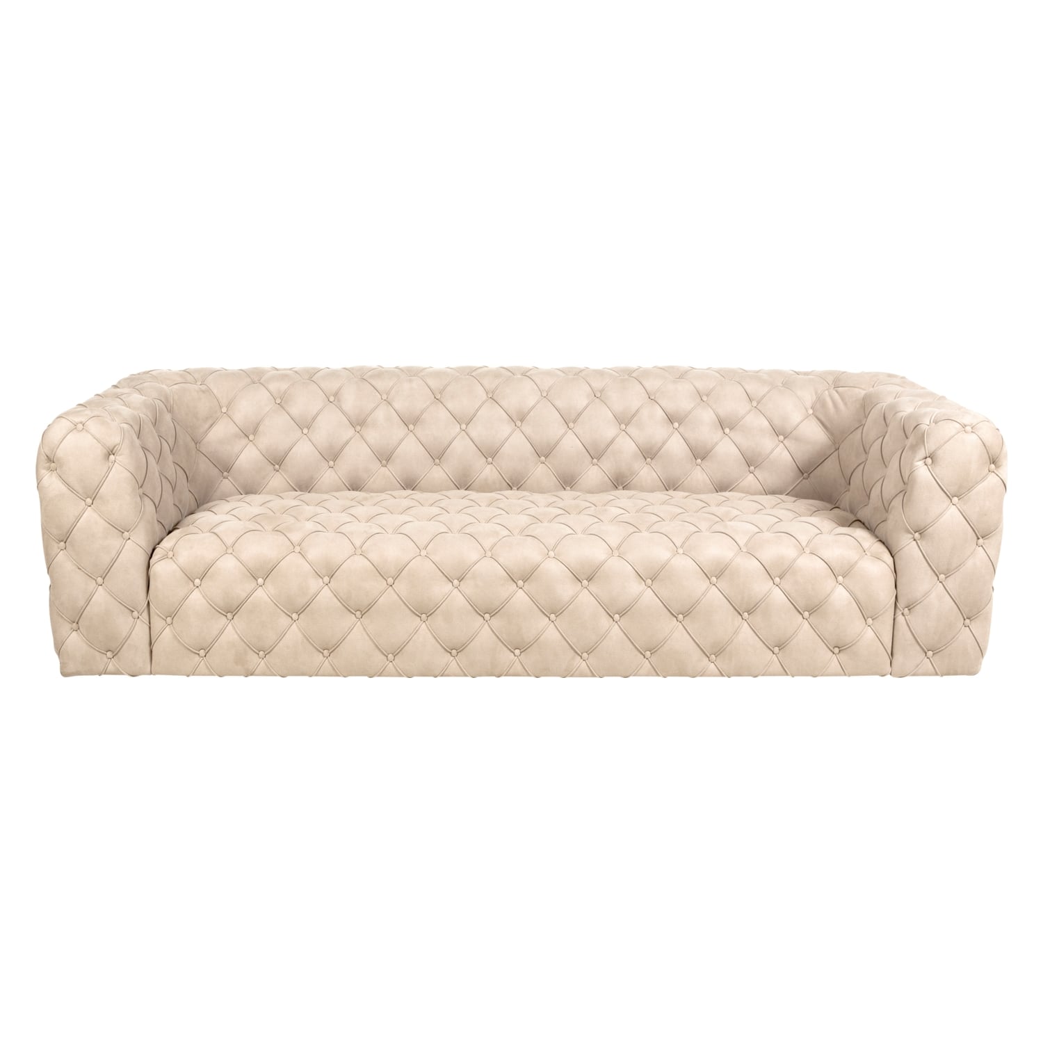 MANHATTAN FİLDİŞİ NUBUK İKİLİ CHESTER KOLTUK