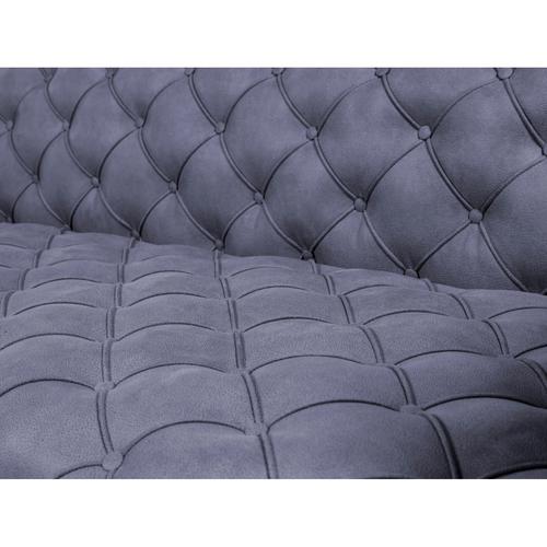  MANHATTAN MAVİ NUBUK İKİLİ CHESTER KOLTUK