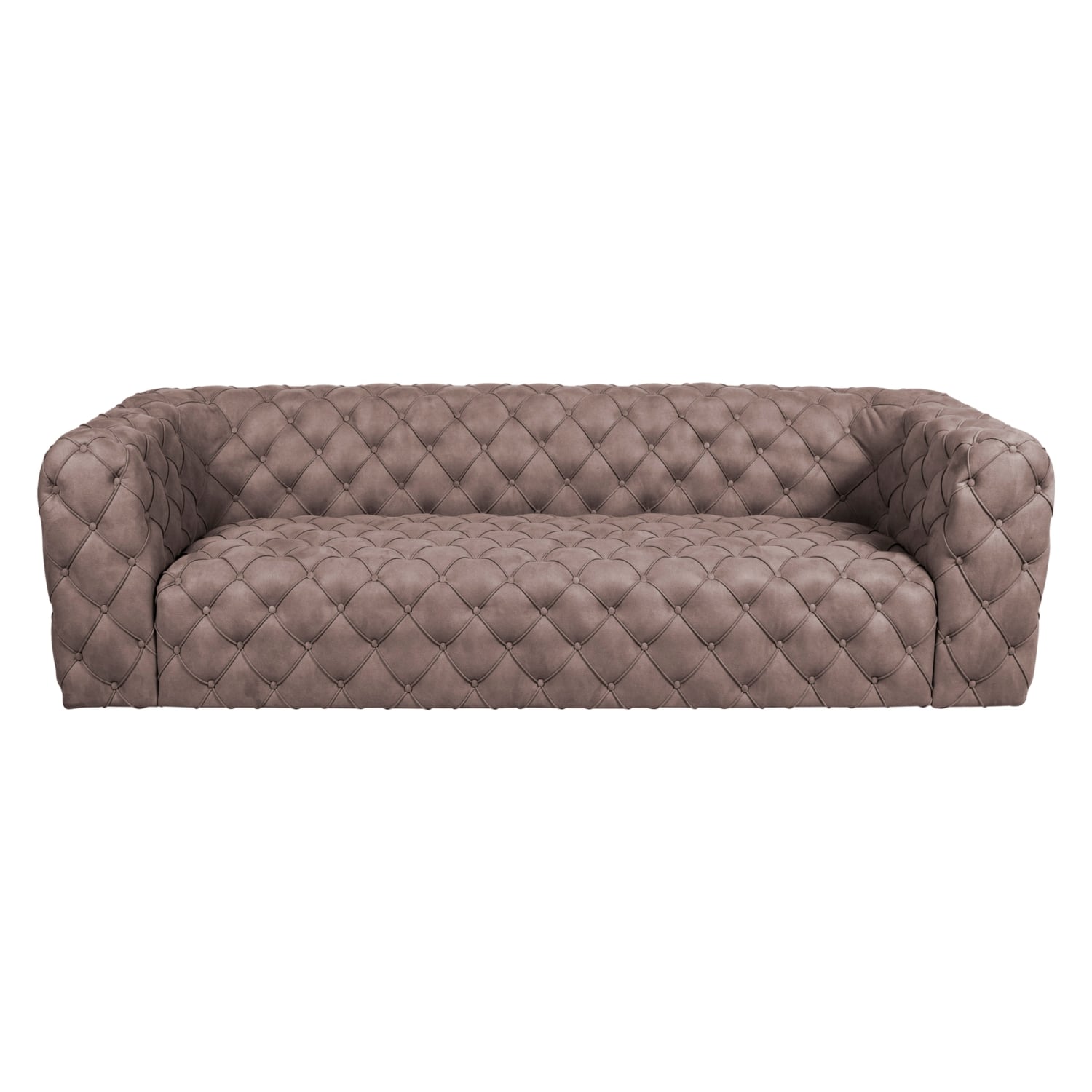 MANHATTAN GRİ NUBUK İKİLİ CHESTER KOLTUK