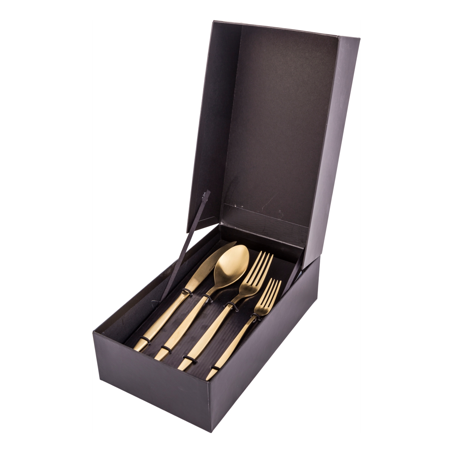 J'ADORE ÇATAL KAŞIK BIÇAK TAKIMI 24 PARÇA - MAT GOLD