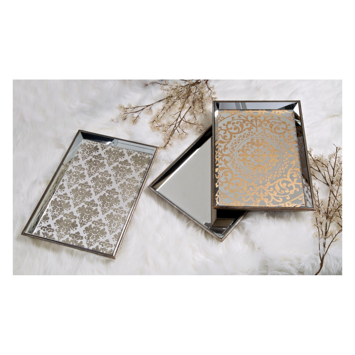 ETHNIC DEKORATİF TEPSİ II 32X36 CM