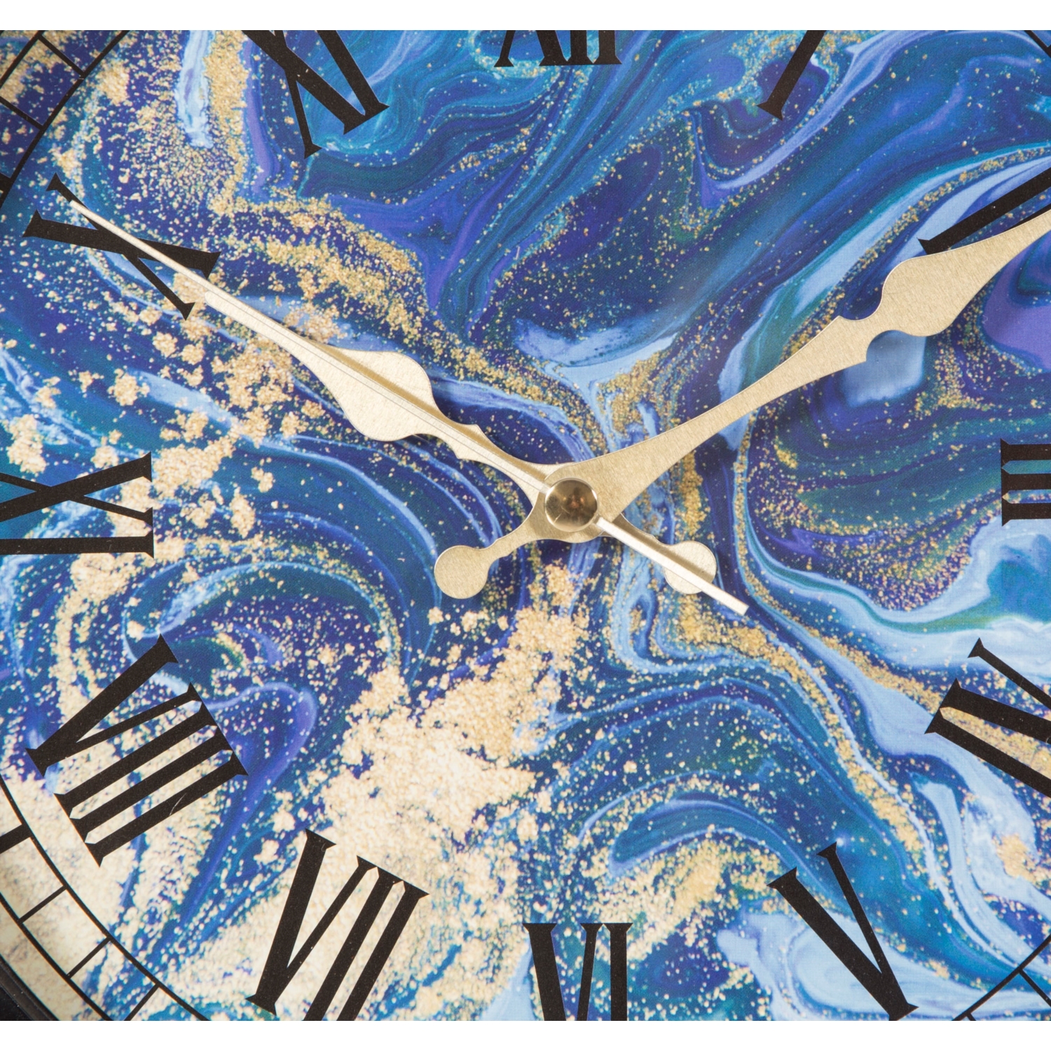 MARBLE MASA SAATİ 25 CM MAVİ