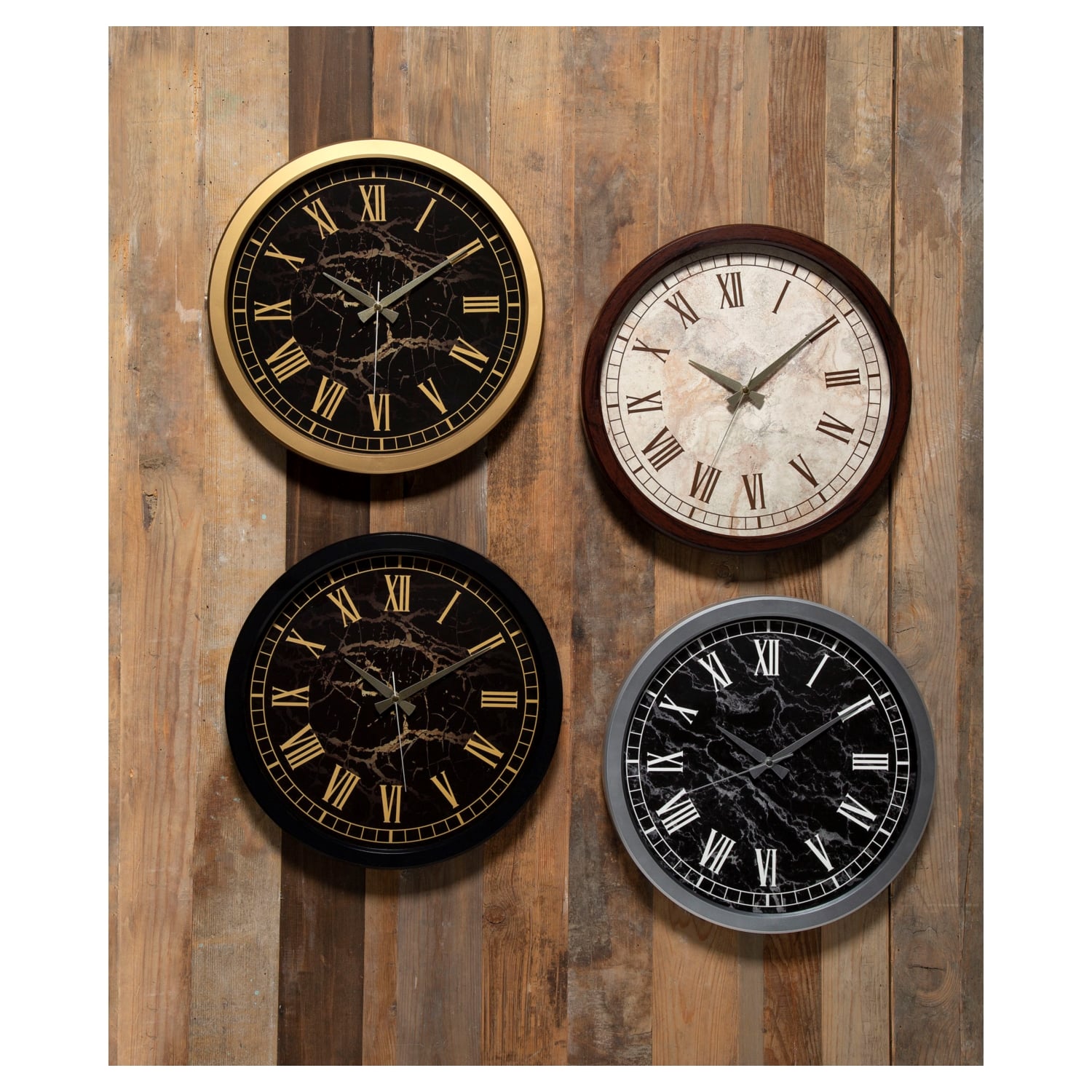 MARBLE DUVAR SAATİ 40 CM SİYAH