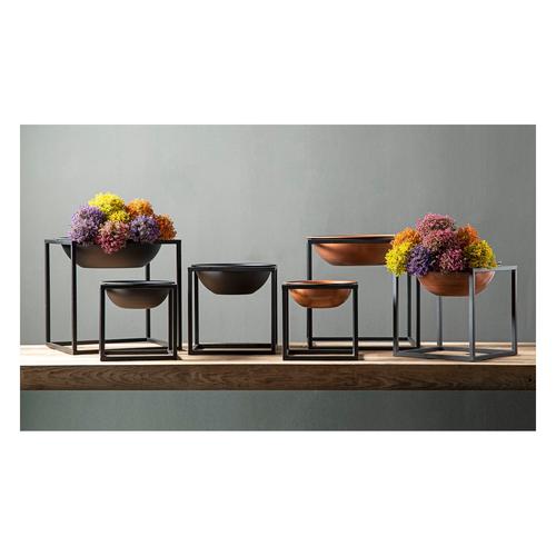  GALVANİZ ÇİÇEKLİK 26X26CM BAKIR