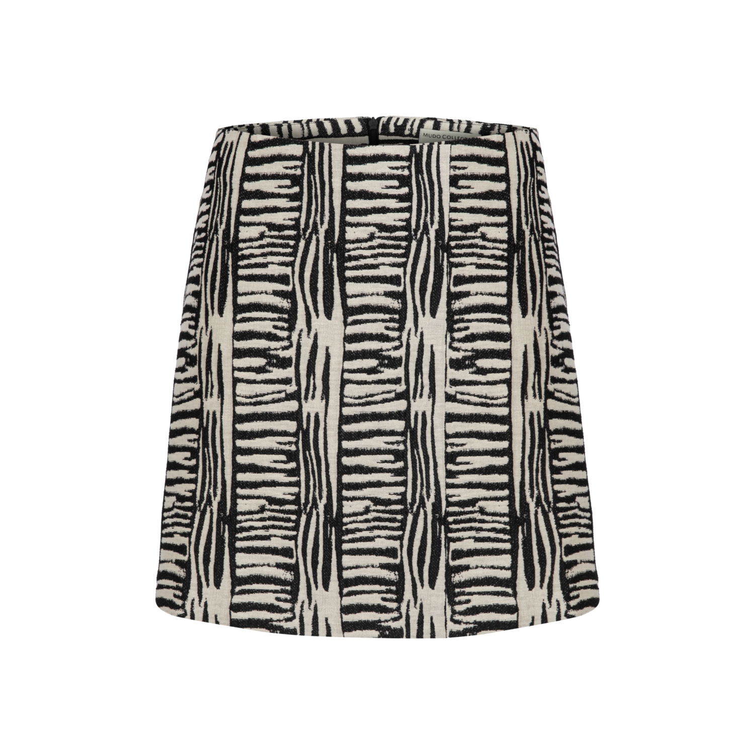 ZEBRA DESENLİ A FORM MİNİ ETEK