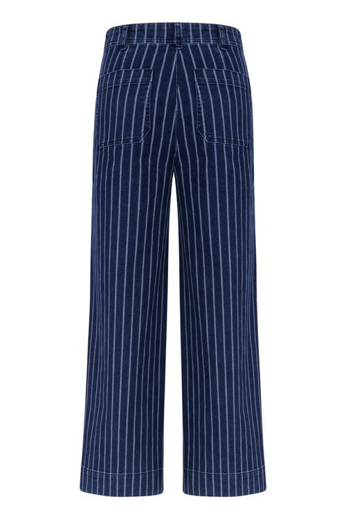  ÇİZGİLİ JEAN PANTOLON