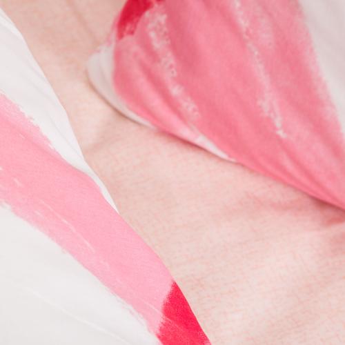  VİLLA PEMBE POLYCOTTON TEK KİŞİLİK NEVRESİM TAKIMI PEMBE 160X220 CM