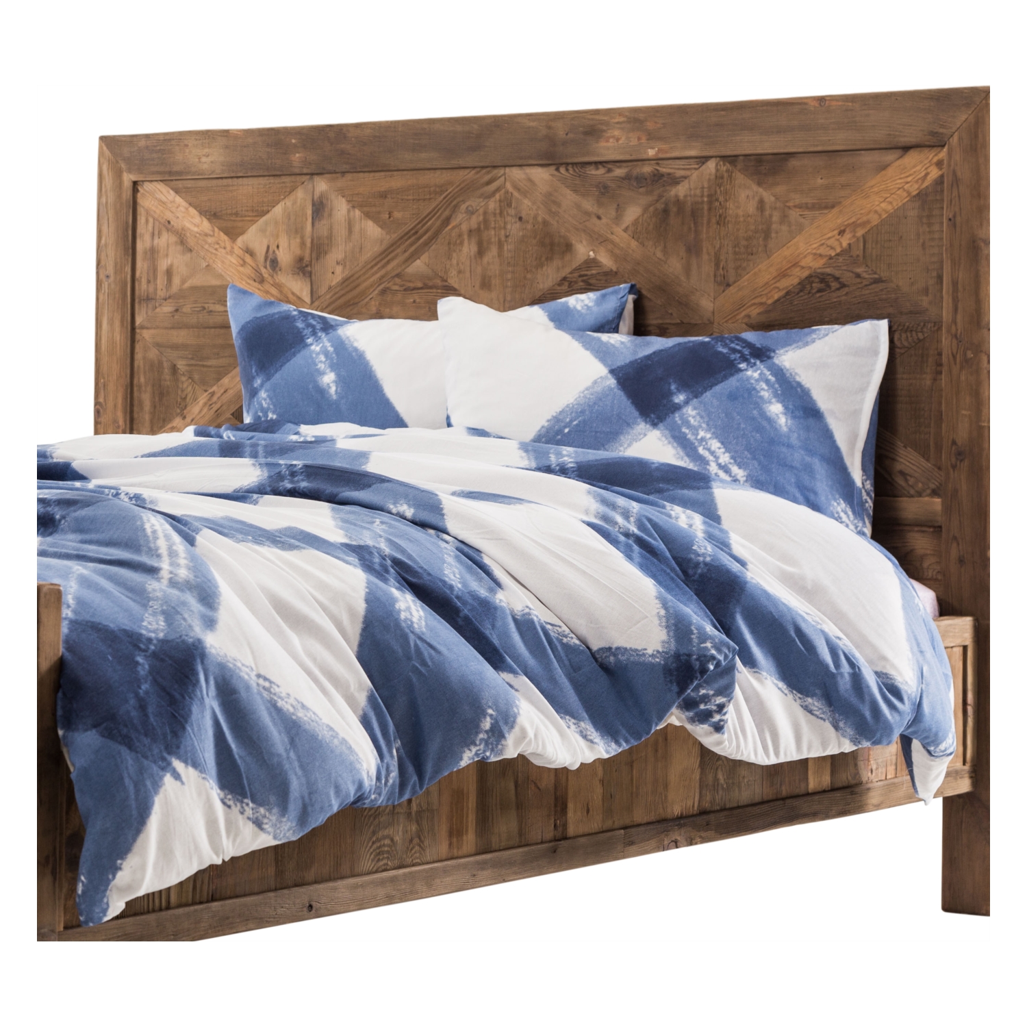 VİLLA MAVİ POLYCOTTON ÇİFT KİŞİLİK NEVRESİM TAKIMI MAVİ 200X220 CM