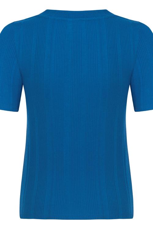  DÜĞME DETAYLI V YAKA KISA KOL T-SHIRT