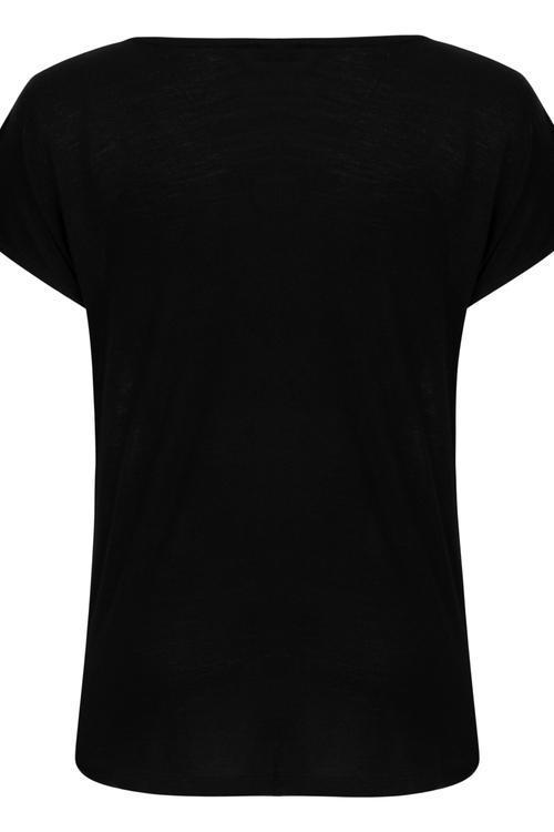  LEOPAR DESENLİ V YAKA T-SHIRT