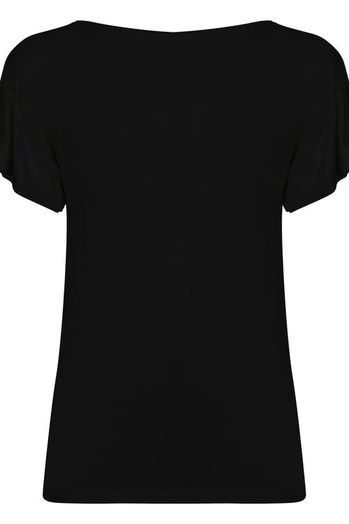  KOLLARI FIRFIRLI VİSKOZ T-SHIRT