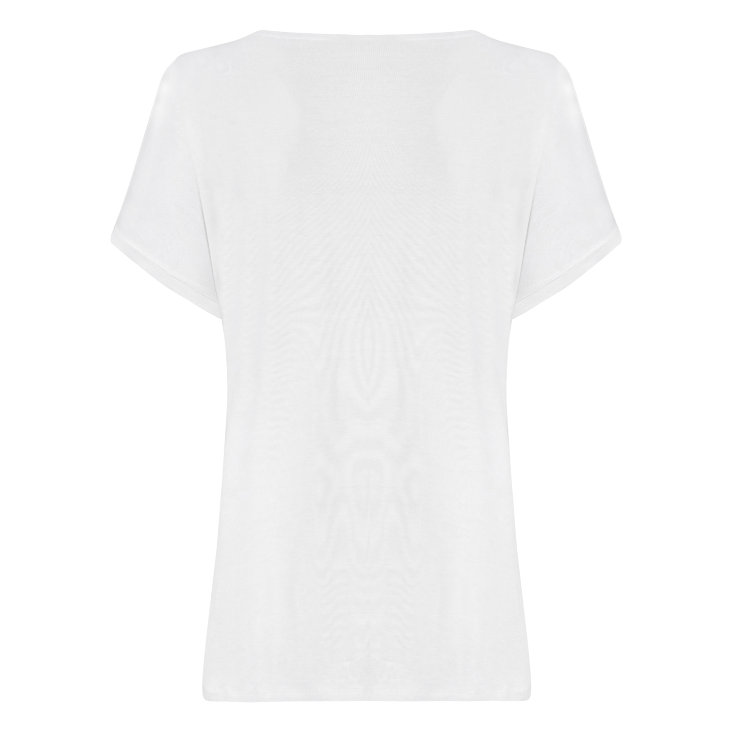 YAKASI ŞERİTLİ KISA KOLLU T-SHIRT