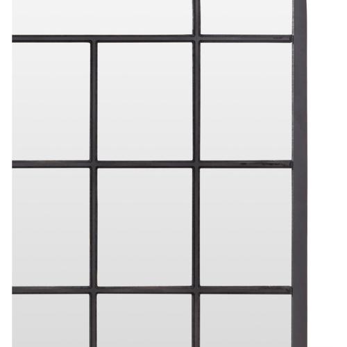  WINDOW AHŞAP SİYAH DEKORATİF AYNA 84X174 CM