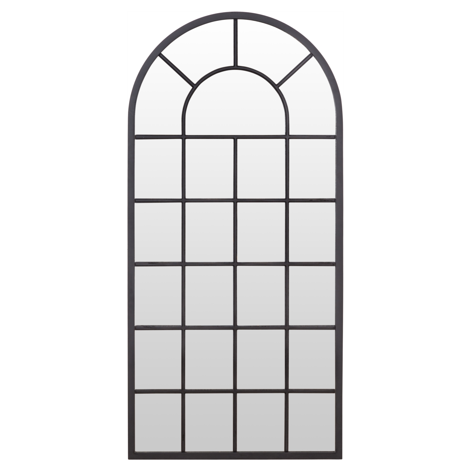 WINDOW AHŞAP SİYAH DEKORATİF AYNA 84X174 CM