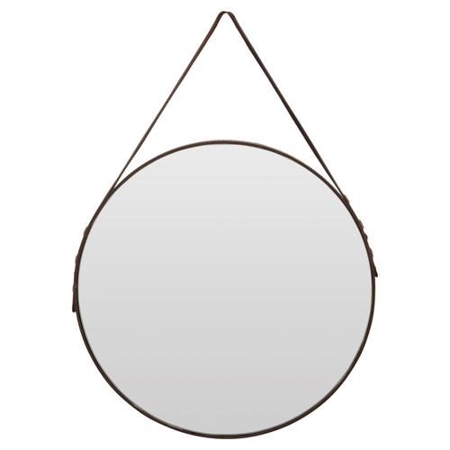  DERİ KEMERLİ ASKILI AYNA 50 CM