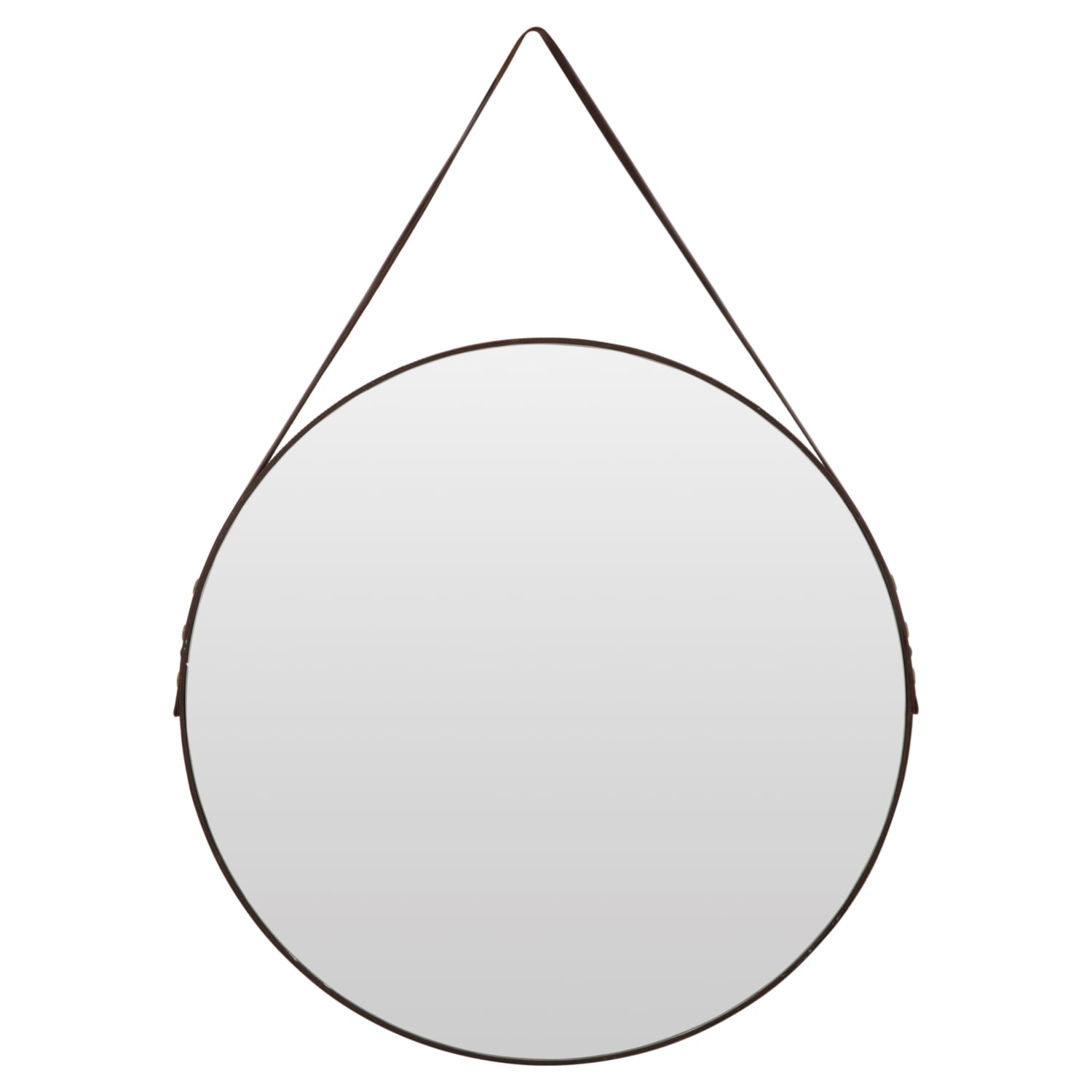 DERİ KEMERLİ ASKILI AYNA 75 CM