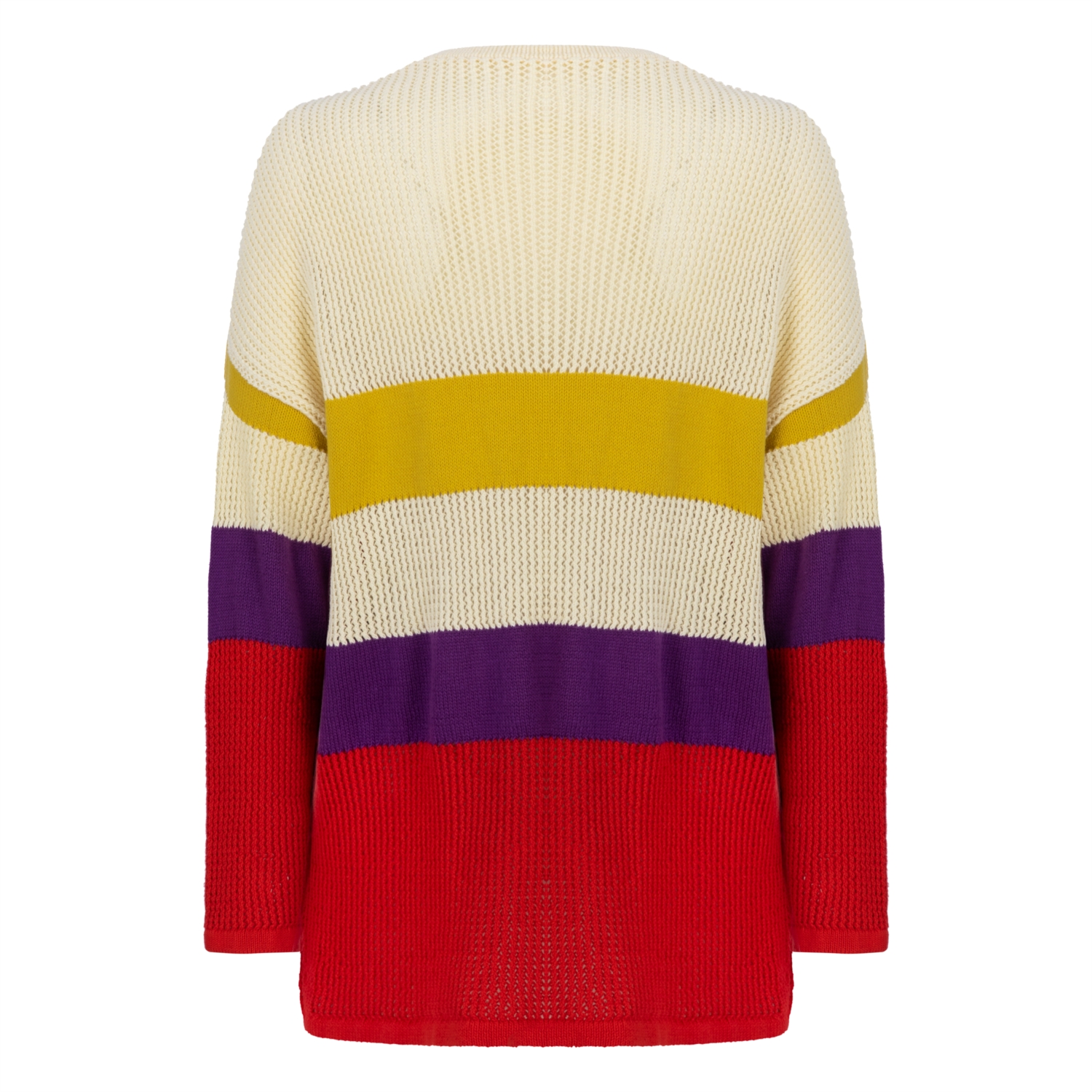 RENKLİ ÇİZGİ DETAYLI TRİKO HIRKA