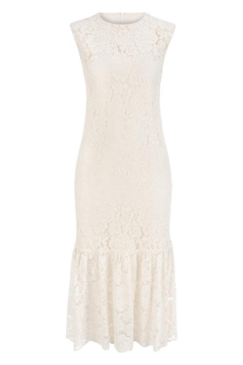  DANTELLİ MİDİ BOY ELBİSE