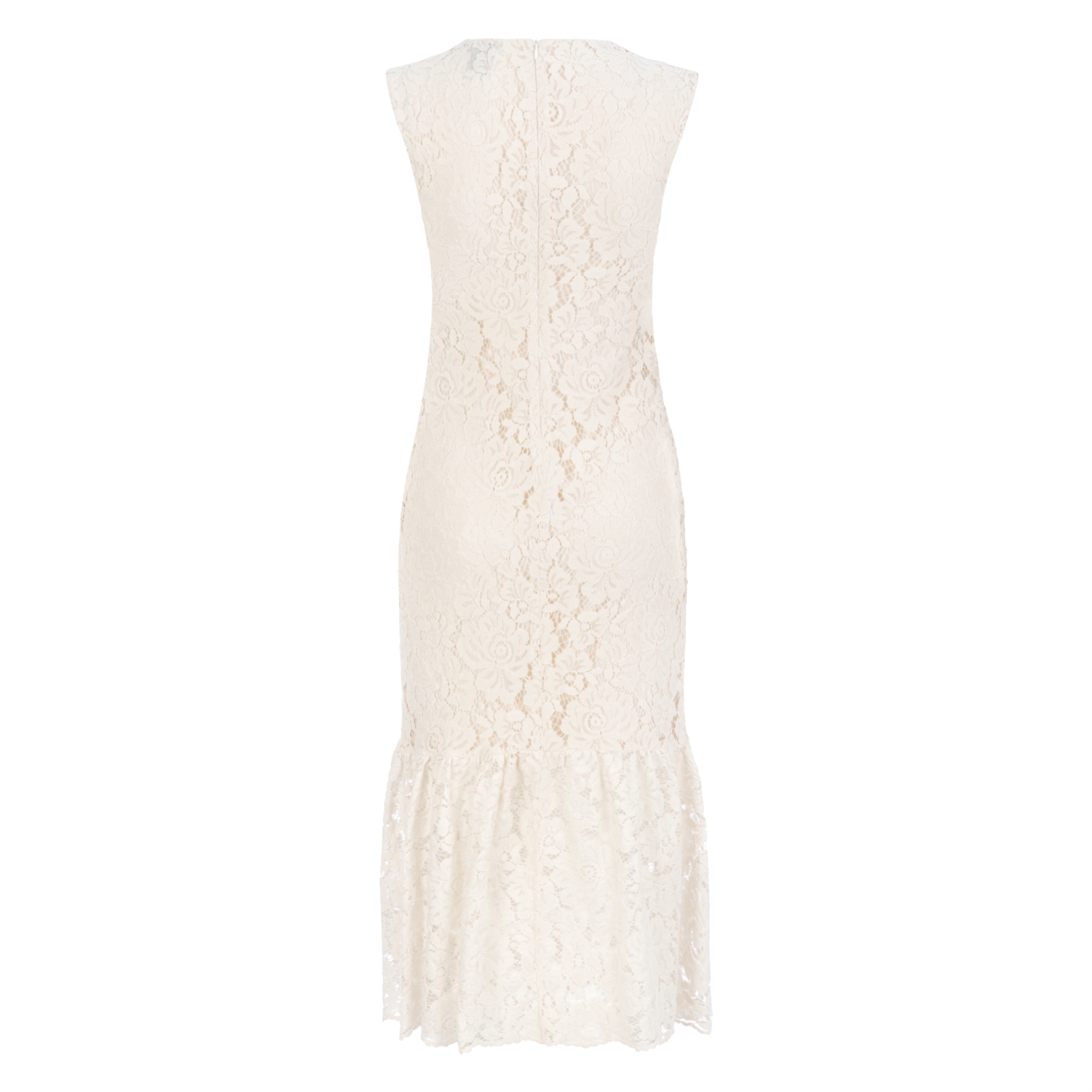 DANTELLİ MİDİ BOY ELBİSE