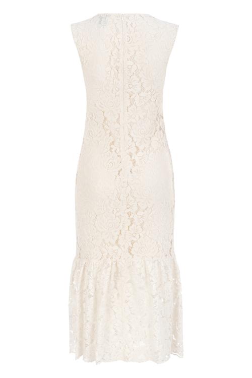  DANTELLİ MİDİ BOY ELBİSE