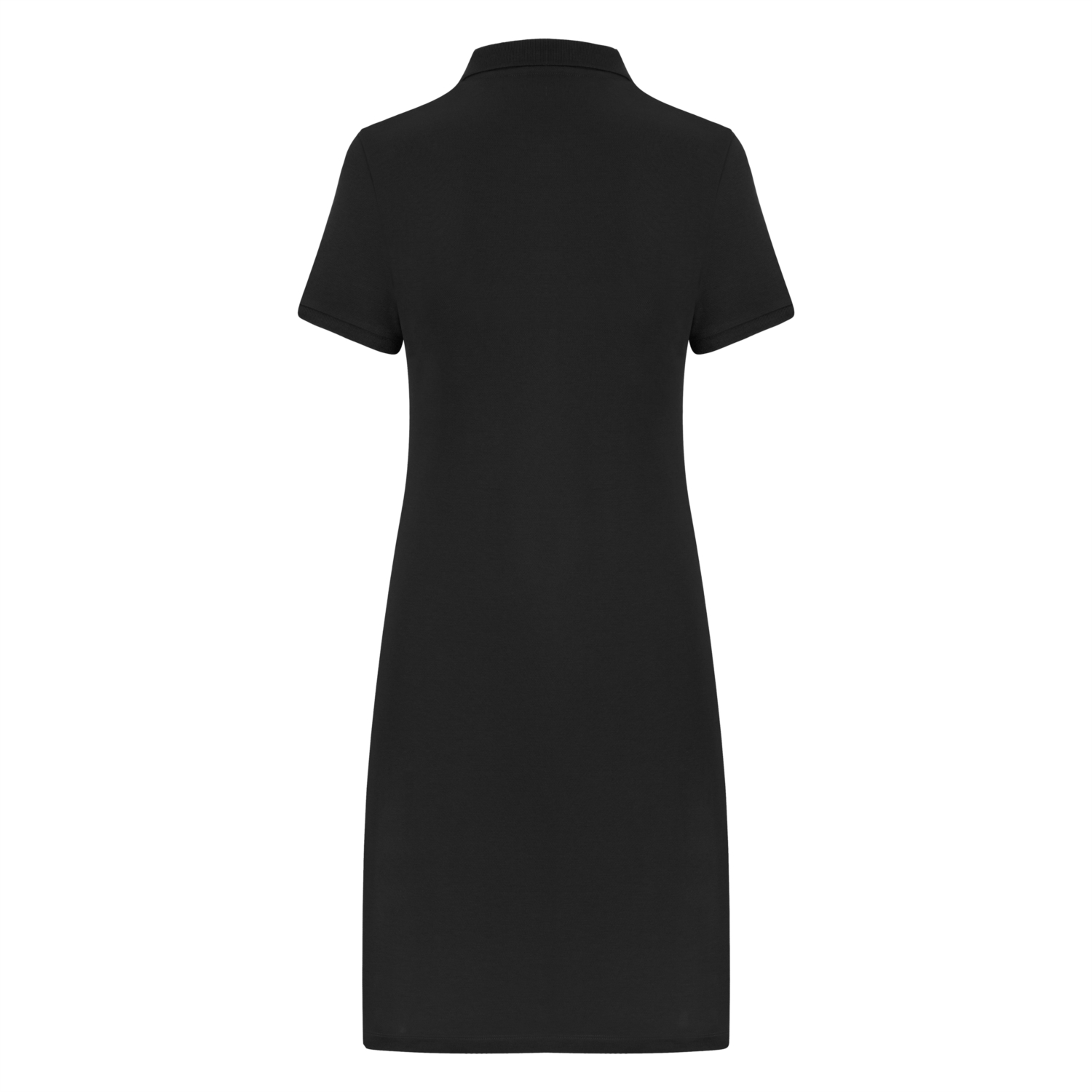 POLO YAKA KISA KOLLU MİNİ ELBİSE