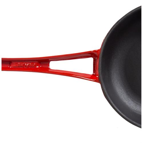  LAVA YUVARLAK KIZARTMA TAVASI KIRMIZI 24CM