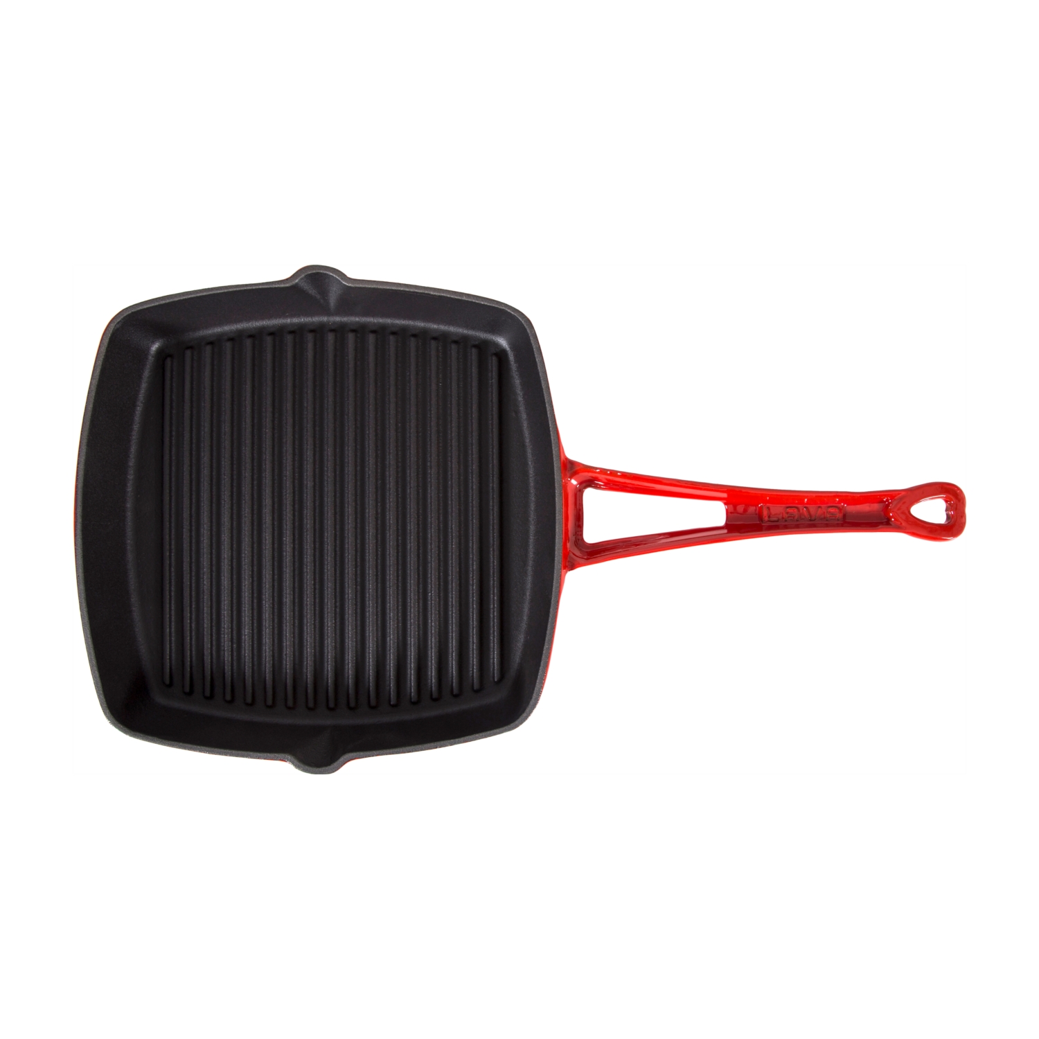 LAVA IZGARA TAVA - KIRMIZI 26 CM