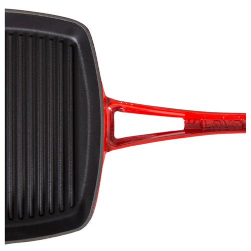  LAVA IZGARA TAVA - KIRMIZI 26 CM