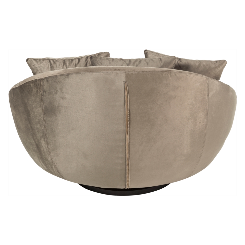 LOVELY YEŞİL KADİFE DÖNER KOLTUK