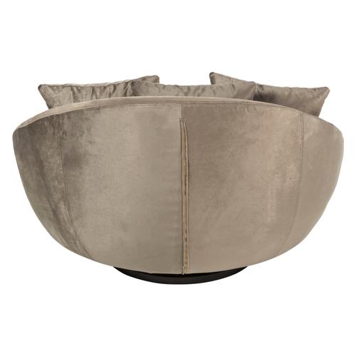  LOVELY YEŞİL KADİFE DÖNER KOLTUK