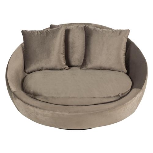  LOVELY YEŞİL KADİFE DÖNER KOLTUK