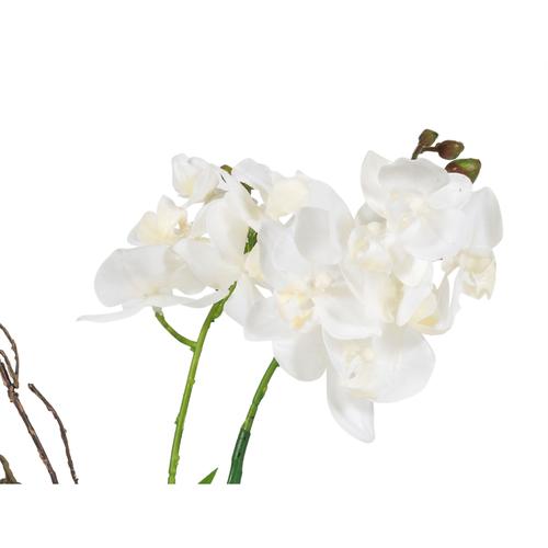  SAKSILI YAPAY ORKİDE BEYAZ 38 CM